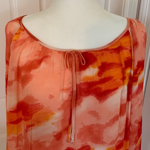 Tops - NWT.  Beautiful watercolor gauze tunic
